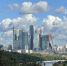 Ночью беспилотник во второй раз за 3 дня прилетел в одну из башен «Москва-Сити». Фото: телеканал «Краснодар» - ТК Краснодар