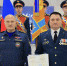 Заместитель начальника Главного управления Алексей Мельников получил из рук Главы МЧС России диплом выпускника московской Академии МЧС России - МЧС