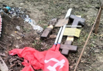 В Апшеронском районе Кубани осквернили могилы погибших бойцов