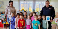 В детских садах Кубани автоинспекторы проводят занятия по дорожной безопасности - ГИБДД