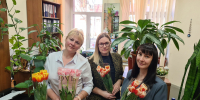 В Южном управлении Росприроднадзора поздравили сотрудниц с наступающим Международным женским днем - Росприроднадзор