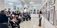Участники открытия выставки. Фото: Апшеронское отделение РГО - Краснодарское отделение РГО