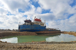 Оперштаб Кубани показал таймлапс полной разборки кормы танкера «Волгонефть-239»