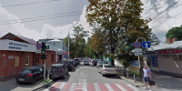 Вид на улицу Ленина от пересечения с Октябрьской © Скриншот сайта Google.com/maps - Yuga.Ru