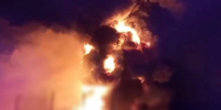 Горит нефтебаза - 24Krasnodar.Ru