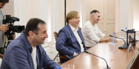 Вениамин Кондратьев и Александр Масляков обсудили развитие КВН-движения на Кубани - Газета Кубань Сегодня
