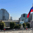 На Главной городской площади Краснодара состоялась церемония торжественного поднятия флага России - Кубанские Новости