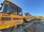 В Херсонскую область отправили новую партию школьных автобусов из Краснодара