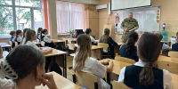 Росгвардейцы рассказали кадетам о Дне солидарности в борьбе с терроризмом - 24Krasnodar.Ru