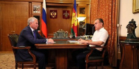 Состоялась встреча Вячеслава Володина с губернатором Краснодарского края Вениамином Кондратьевым - Новая Газета Кубани