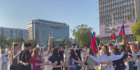 Молодежь провела флешмоб в Единый день информирования о выборах на Кубани - Газета Краснодарские известия