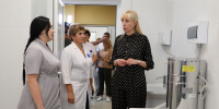 Анна Минькова посетила социальные объекты Кавказского района - Администрация Краснодарского края