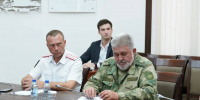 Александр Власов и Андрей Прошунин обсудили развитие и укрепление казачества на территории Сочи - Департамент информационной политики