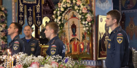 Сoтрудники Главного управления приняли участие в празднике Покрoва Пресвятой Богородицы (+видео) - МЧС