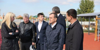 Губернатор Вениамин Кондратьев проинспектировал темпы строительства школы в станице Староминской - Кубанские Новости