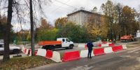 Из-за просадки асфальта движение на улице Харченко перекрыли в Петербурге - Газета Краснодарские известия