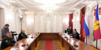 Губернатор Кубани встретился с новым начальником регионального управления Росгвардии Сергеем Токаревым - Росгвардия