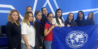 Активисты Молодежного клуба РГО. Фото: Апшеронское отделение РГО - Краснодарское отделение РГО