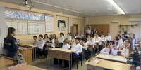 Сотрудники управления надзорной деятельности и профилактической работы проводят со школьниками профориентационную и профилактическую работу - МЧС