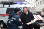 Юрий Слюсарь передал ростовским спасателям спецтехнику