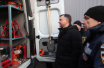 Торжественная передача поисково-спасательной техники городу Ростову-на-Дону