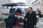 Торжественная передача поисково-спасательной техники городу Ростову-на-Дону
