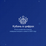 Кубань в цифрах. Итоги развития отрасли информатизации и связи в 2025 году