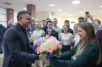 Посещение губернатором Ю.Б.Слюсарем Донского государственного технического университета
