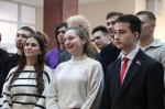 Посещение губернатором Ю.Б.Слюсарем Донского государственного технического университета