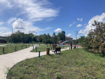 В Апшеронске благоустраивают сквер имени Комарова