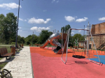 В Апшеронске завершают благоустройство зеленой зоны