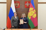 Елена Воробьева в День учителя встретилась с активом просветительского сообщества Кубани
