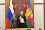 Елена Воробьева в День учителя встретилась с активом просветительского сообщества Кубани